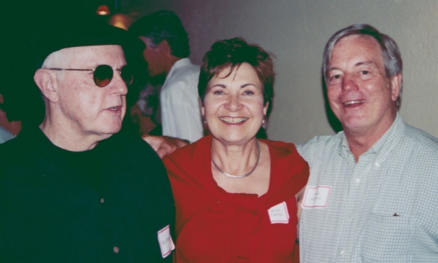 Left to right: Bill Peterson, Judy Besel Trautwine, Frank Klepetko